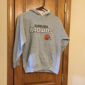 Boys Cleveland Browns Reebok hooded sweatshirt
